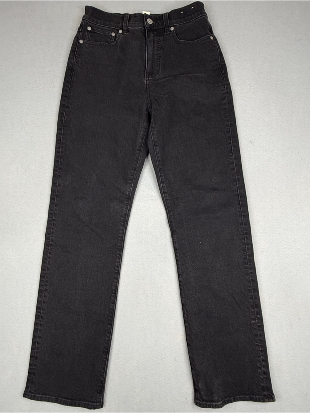 Madewell 90s Straight Jeans Black High Rise Denim Women’s Size 26